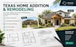 create texas home addition and remodelling architectural drawing