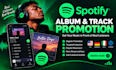 promote spotify album and spotify track