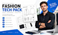 create fashion tech pack, clothing tech pack and tech pack design
