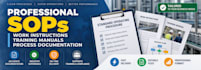 write professional sops and work instructions for you