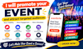 promote your event and attract targeted audiences