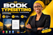 book formatting, book typesetting, typesetting, ebook formatting