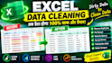 clean, format, merge, split, excel data