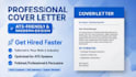 design a professional modern ats cover letter