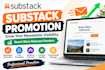 promote your substack newsletter