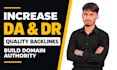 build quality backlinks to increase da and DR