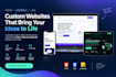 build a modern responsive website with HTML CSS and javascript