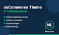 customize your oscommerce theme, design and modules