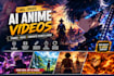create cinematic ai anime scenes, trailers and music visuals