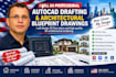 do professional autocad drafting and architectural blueprint drawings