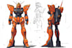 make illustration and concept mecha, gundam, and robot