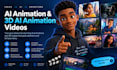 create ai animation and 3d ai animation videos