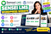 build and customize a sensei lms wordpress website
