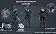 do stylized 3d game character character modeling 3d animation cartoon character