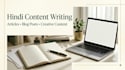 write hindi article and blogs and caption