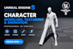 provide unreal engine 5 character modeling, texturing and animation for ue5 game