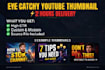 design eye catching youtube thumbnail in 2 hours