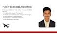 do flight booking, ticketing and itinerary planning using