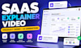 create saas explainer video, product demo, app demo and UI animation