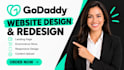 godaddy website redesign godaddy website design, develop godaddy website