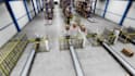 create 3d industrial animation warehouse automation robotics and logistics video