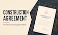 draft a professional construction agreement