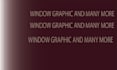 create a modern window graphic storefront and vinyl decal