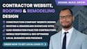 do roofing contractor website, home remodeling and plumbing construction website
