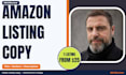 write SEO amazon product listing title bullets and description