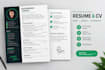 create professional, modern resume and CV