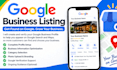 create or optimize your google business profile listing