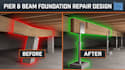 design pier and beam foundation repair