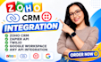 develop custom api integration twillo zoho crm zapier integrate api smartsheet