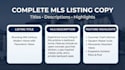 write an mls real estate listing description