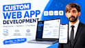 develop a custom web app with modern responsive design