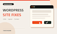 fix small wordpress website issues and check mobile layout