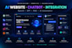 develop ai website, ai chatbot, ai integration and ai automation
