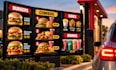 design drive thru menu board and fast food menu display