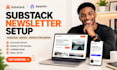 do substack setup, substack, substack newsletter, substack, beehiiv newsletter
