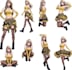 design anime character reference sheet and expression sheet