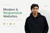 create a professional developer portfolio website