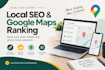 provide local SEO and google maps ranking to dominate the map pack