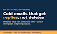 write b2b cold email copy that gets replies