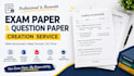 can create exam paper