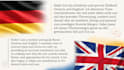 translate from and to englisch and german