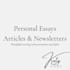 write personal essays, articles, and newsletters