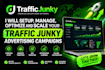 setup manage optimize and scale your traffic junky advertising campaigns