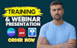 design online presentation, course training and webinar deck