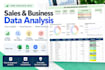 do sales and business data analysis
