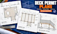 draw deck, city, porch permit plans, framing plans and construction drawings